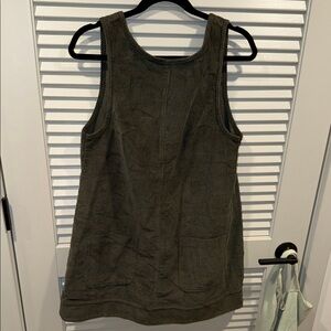 Olive Green Corduroy Dress
